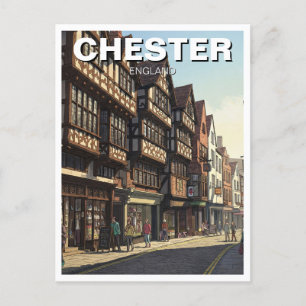 Chester England Travel Postcard