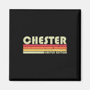 Chester Gift Name Personalised Funny Retro Vintage Magnet