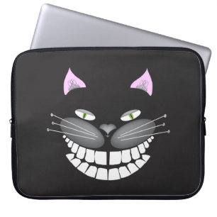 "Chester the Cat" smiling cute cheshire kitty Laptop Sleeve