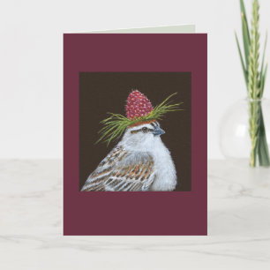 Chester, the chipping sparrow card