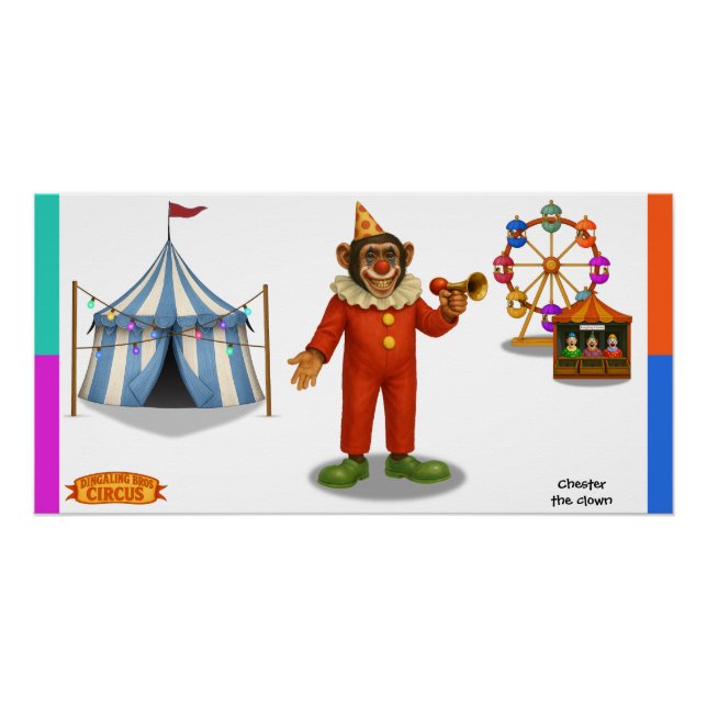 Chester the clown poster (Front)