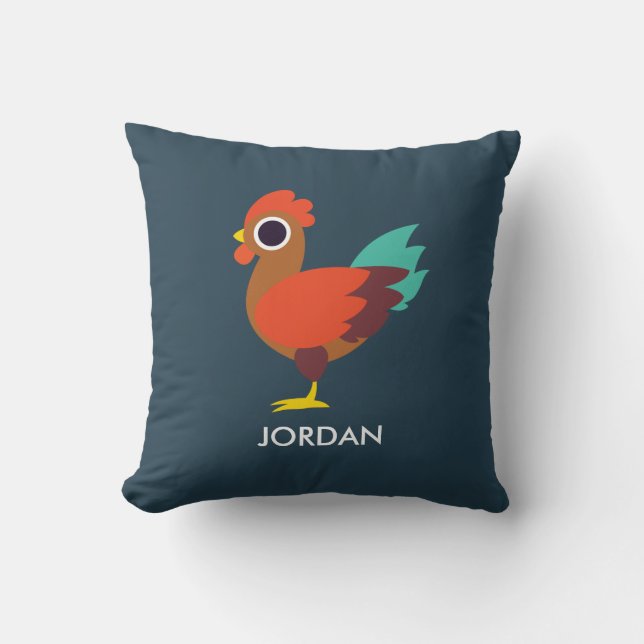 Chester the Rooster Cushion (Front)