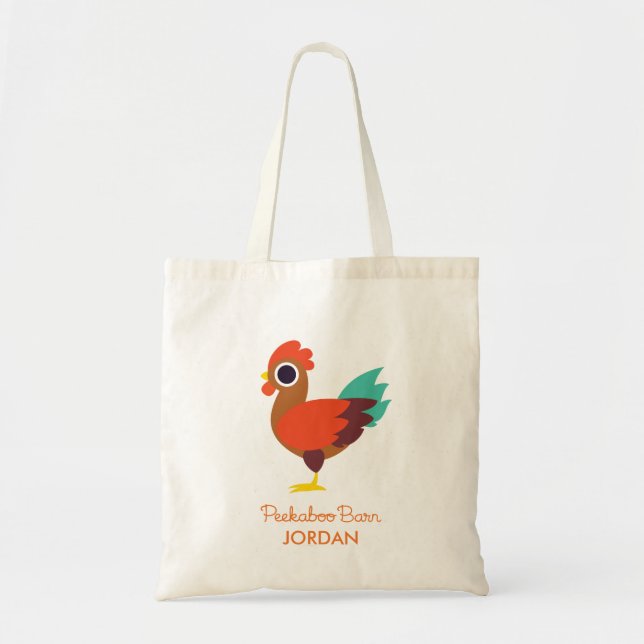 Chester the Rooster Tote Bag (Front)
