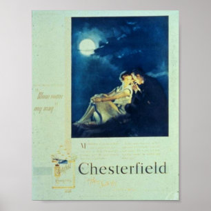 Chesterfield Cigarettes Ad Poster