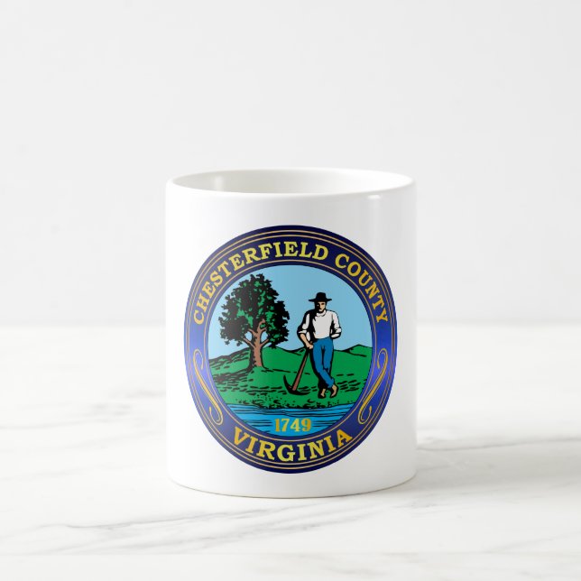 Chesterfield County seal Coffee Mug (Center)