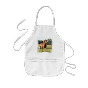 Chestnut Galloping Horse Apron