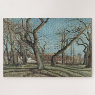 Chestnut Grove at Louveciennes 1872 by C.Pissarro Jigsaw Puzzle