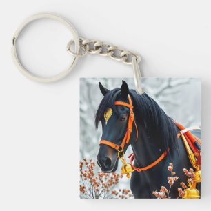 🤎 Chestnut Horse Gift For Equestrian Fans 🤎 Key Ring