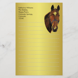 Chestnut Horse Stationery