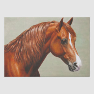 Chestnut Morgan Horse Tissue Paper