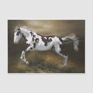 Chestnut Splash Frame Tovero Paint Horse Tissue Paper
