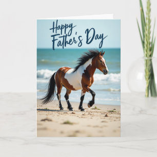 Chestnut Steed Fathers Day Card
