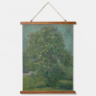 chestnut tree in bloom hanging tapestry
