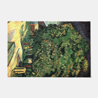 Chestnut Trees in Blossom - Gogh Floor Mat