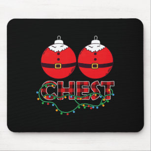 Chestnuts Chest Nuts Christmas Matching Christmas  Mouse Pad