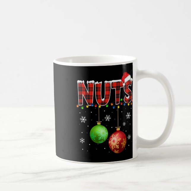 Chestnuts Fun Matching Couples Christmas Lights Nu Coffee Mug (Right)