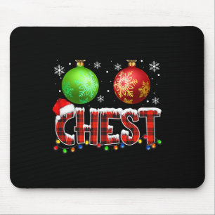 Chestnuts Fun Matching Couples Christmas Lights Nu Mouse Pad
