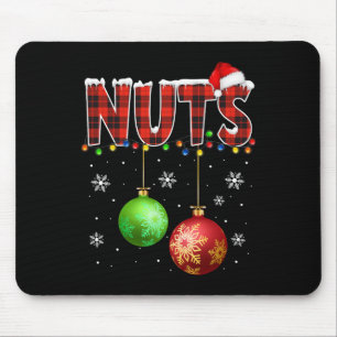 Chestnuts Fun Matching Couples Christmas Lights Nu Mouse Pad