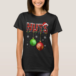 Chestnuts Fun Matching Couples Christmas Lights Nu T-Shirt