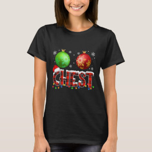 Chestnuts Fun Matching Couples Christmas Lights Nu T-Shirt