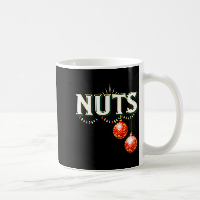 Chestnuts Matching Christmas Family Funny Chest Nu Coffee Mug (Right)