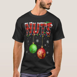 Chestnuts Matching Couples Christmas Lights Chest T-Shirt