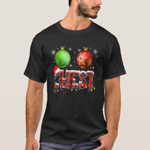 Chestnuts Matching Couples Christmas Lights Nuts T-Shirt