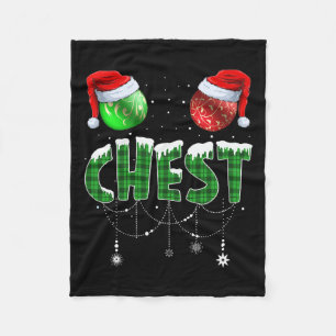 Chestnuts Matching Family Fun Chest Nuts Christmas Fleece Blanket