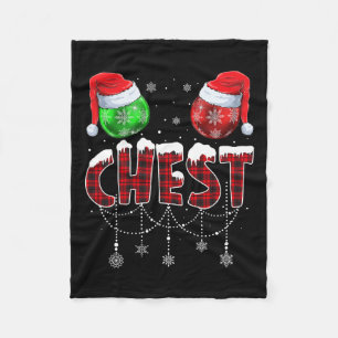 Chestnuts Matching Family Fun Chest Nuts Christmas Fleece Blanket