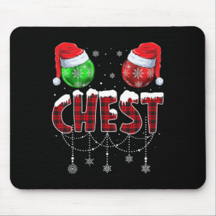 Chestnuts Matching Family Fun Chest Nuts Christmas Mouse Pad
