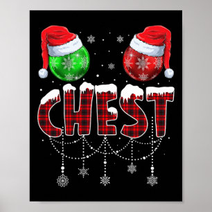 Chestnuts Matching Family Fun Chest Nuts Christmas Poster