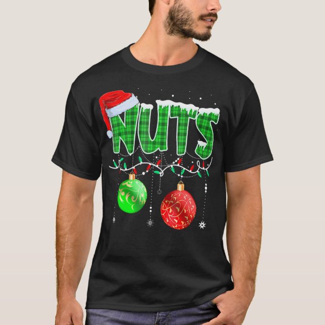 Chestnuts Matching Family Funny Chest Nuts Christm T-Shirt (Front)