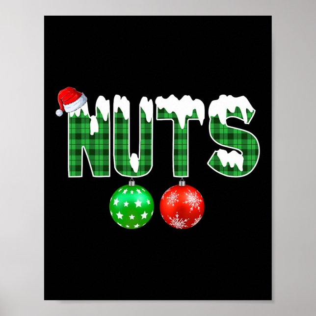 Chestnuts Matching Fun Christmas Couples Chest Nut Poster (Front)
