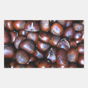 Chestnuts Rectangular Sticker