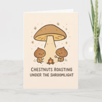 Chestnuts Roasting - Funny Christmas Card