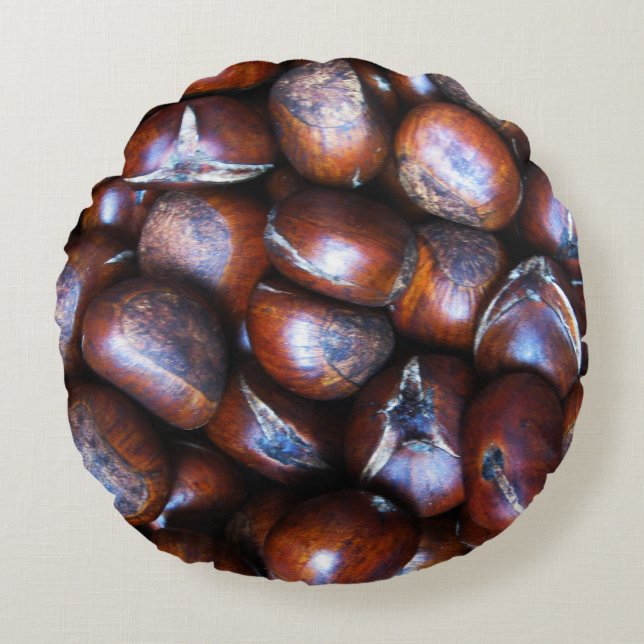 Chestnuts Round Cushion (Front)