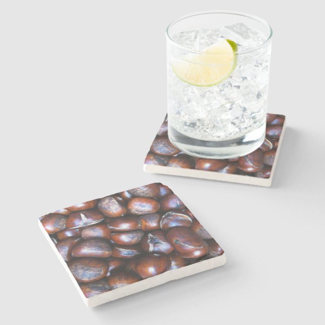 Chestnuts Stone Coaster (Side)
