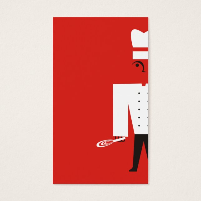 Chesty the male chef frying pan whisk culinary bus (Front)