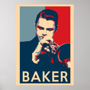 Chet Baker Hope  Sizes of Jazz History Poster