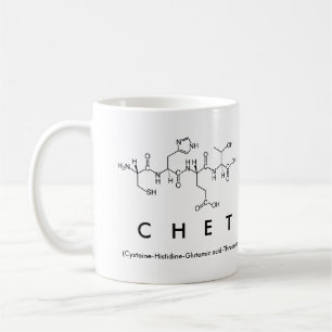 Chet peptide name mug