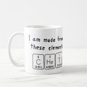 Chet periodic table name mug