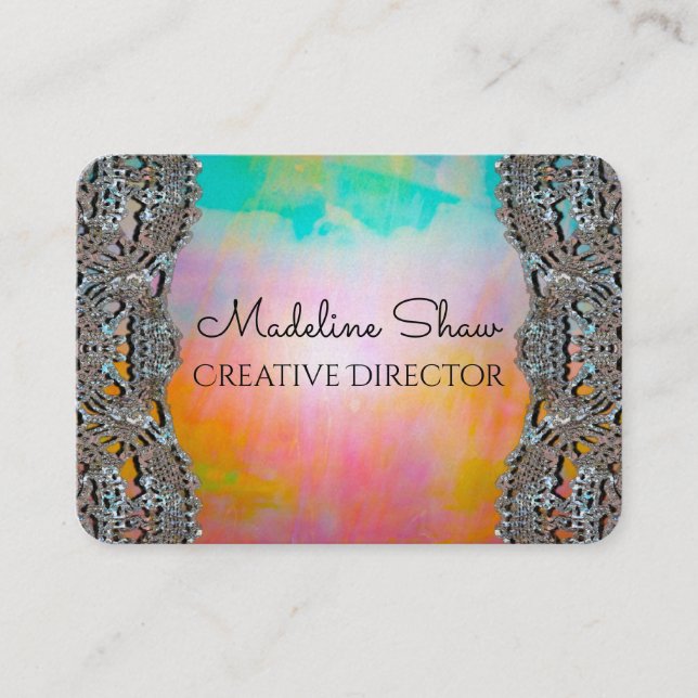 Chevmoirst Shaw Elegant Professional Business Card (Front)