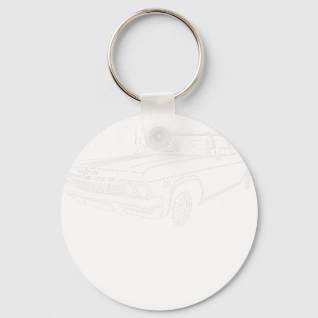 Chevrolet 1965 Impala ss 1 Key Ring (Front)