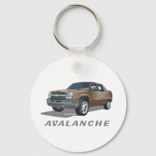 Chevrolet Avalanche Gold Key Ring