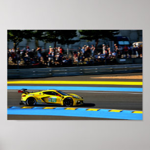 Chevrolet Corvette C8.R 24 Hours of Le Mans 2022 Poster
