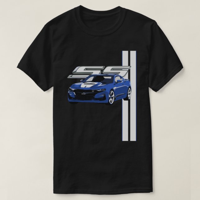 Chevrolet Corvette camaro chevy ss super street bl T-Shirt (Design Front)