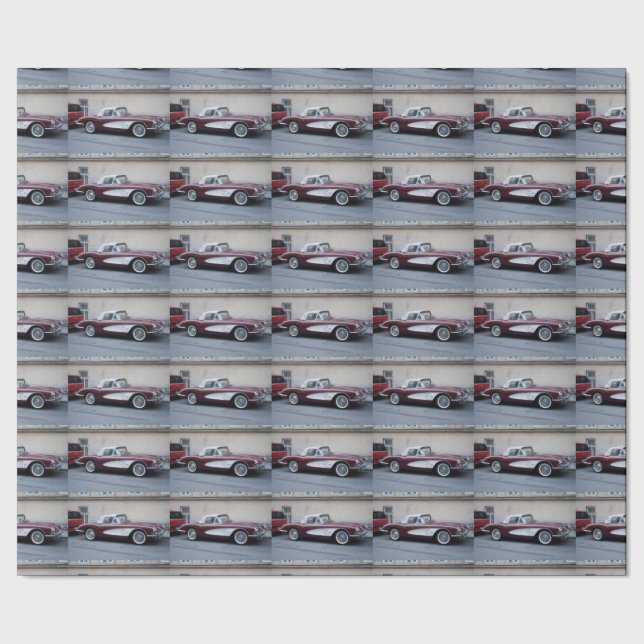 Chevrolet Corvette Wrapping Paper (Seam)