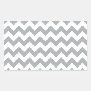 Chevron 1 Paloma Rectangular Sticker