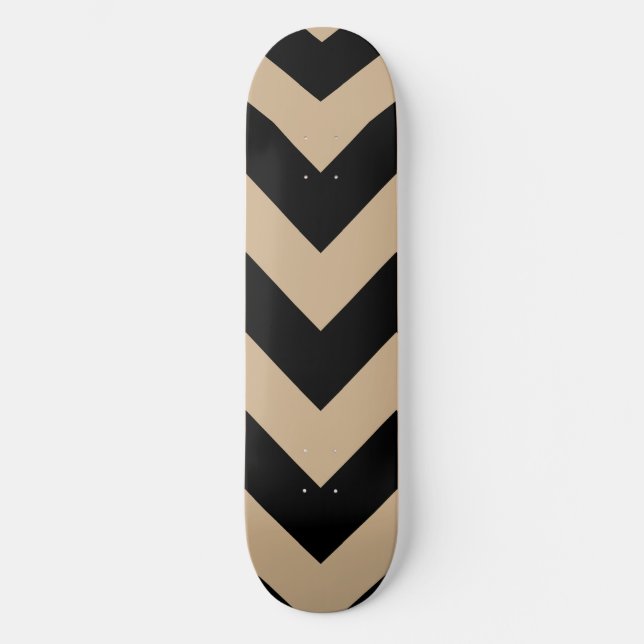 Chevron 1 Sand Skateboard (Front)
