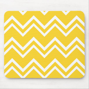 Chevron 2 Freesia Mouse Pad